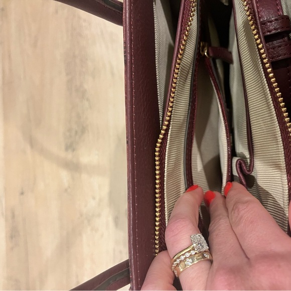 Radley London bag Deep Red Croc-Embossed - Picture 8 of 12